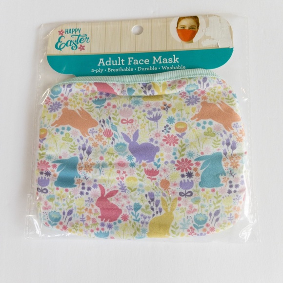 Easter Face Mask, New Face Mask, Bunny Face Mask - Picture 2 of 3